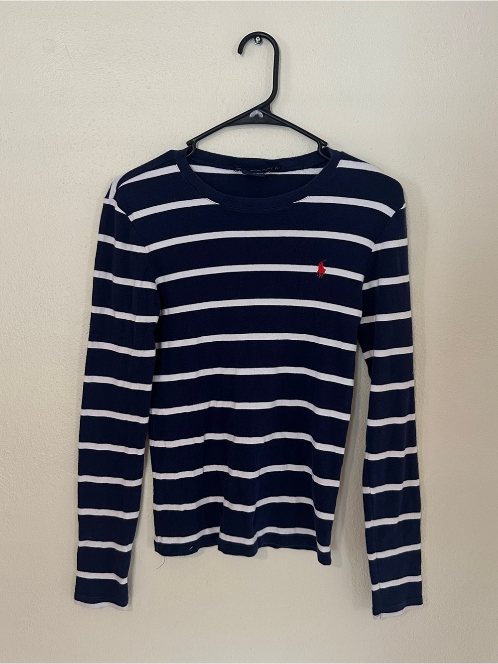Ralph Lauren Sport Navy Striped Top